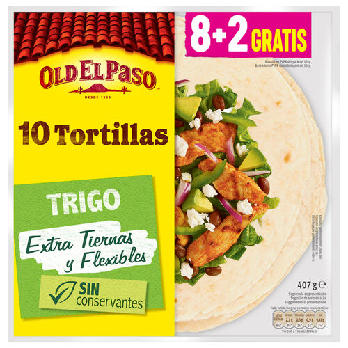 TORTILLA DE TRIGO OLD EL PASO 8uds image number