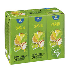 Bebida fruta+leche 0% grasa Caribe ALTEZA 6x20cl