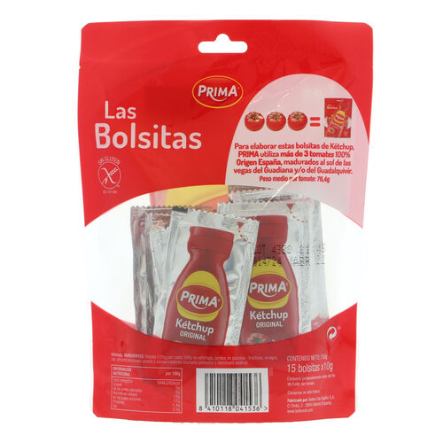 KETCHUP PRIMA MONODOSIS PACK 12x10g image number
