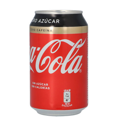 COCA COLA ZERO ZERO LATA 33cl image number