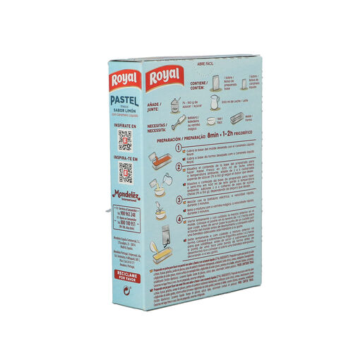PASTEL FRESCO SABOR LIMON ROYAL 103g image number
