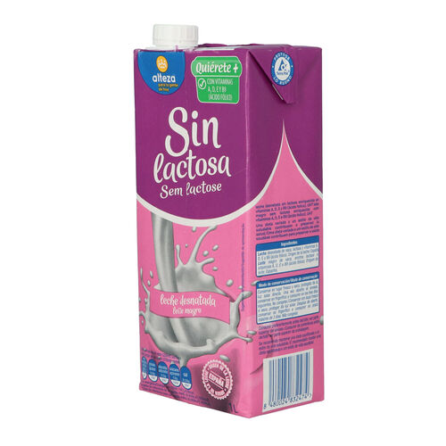 Leche desnatada sin lactosa ALTEZA 1L image number