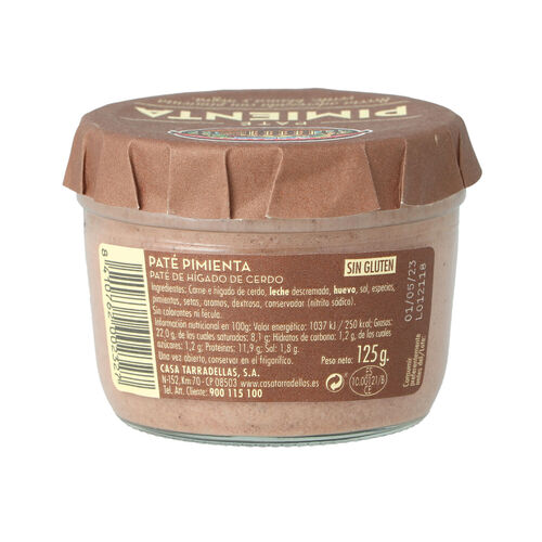 PATE A LA PIMIENTA CASA TARRADELLAS 125g image number