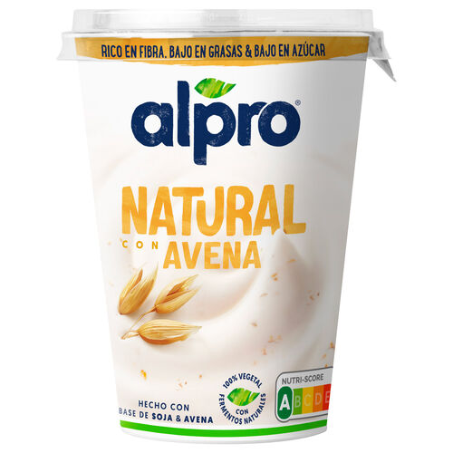 Postre vegetal de avena Natural ALPRO 400g image number