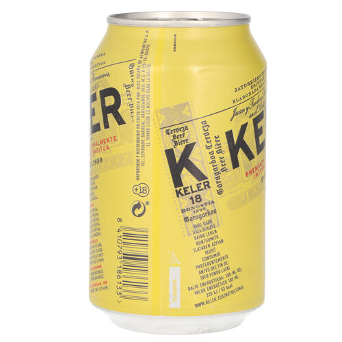 CERVEZA KELER LATA 33 CL image number