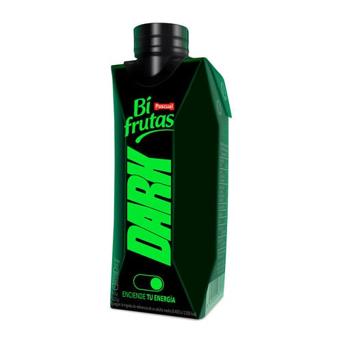Bebida refrescante de leche y zumo de frutas BIFRUTAS Dark PASCUAL 330ml image number