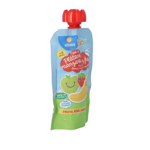 Pouch manzana fresa platano ALTEZA 120g image number