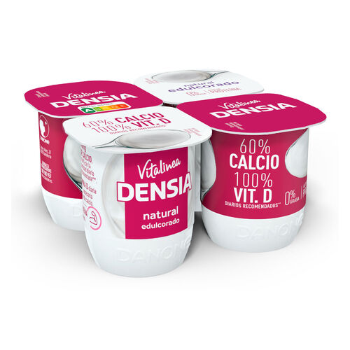Yogur Natural edulcorado 0% DENSIA 4x120g image number