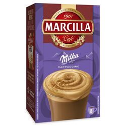 Caf&eacute; soluble capuccino MILKA MARCILLA 120g