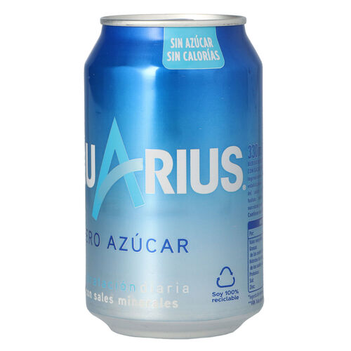 BEBIDA ISOTÓNICA AQUARIUS ZERO 33cl image number