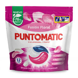 Detergente FUSION Floral PUNTOMATIC 12uds