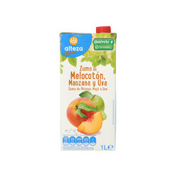 ZUMO DE MELOCOTON ,UVA Y MANZANA ALTEZA 1L