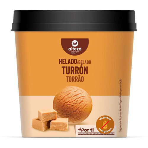 Helado tarrina de turr&oacute;n ALTEZA 500ml image number