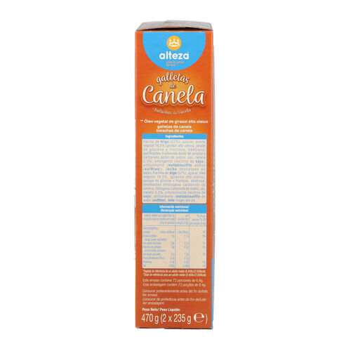 GALLETA CANELA ALTEZA 470g image number