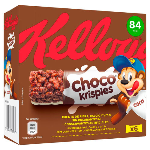 BARRITAS CEREALES CHOCO KRISPIES 120g PACK 6 image number