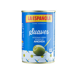 ACEITUNA ESPAÑOLA SUAVE RELLENA 300g
