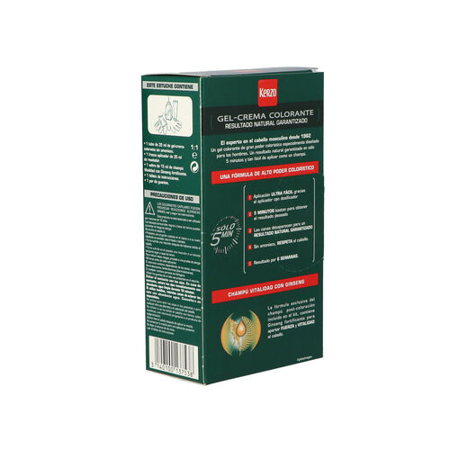 TINTE CABALLERO KERZO CASTAÑO 140ml image number