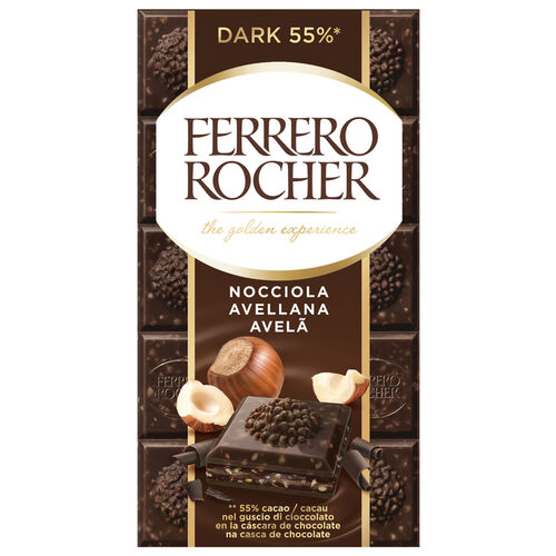 CHOCOLATE DARK FERRERO ROCHER 92g. image number