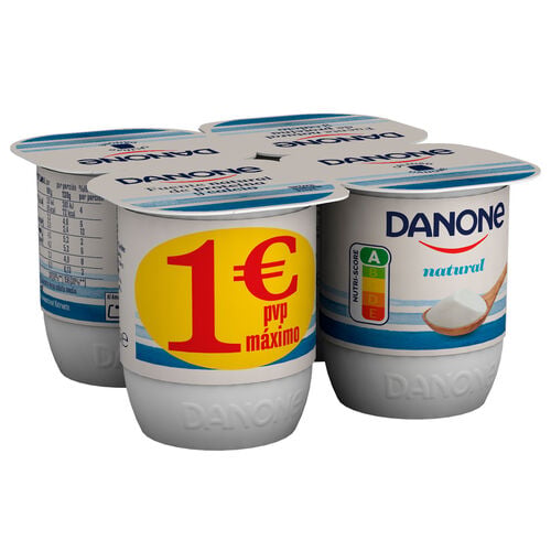 Yogur Natural DANONE 4x120g image number