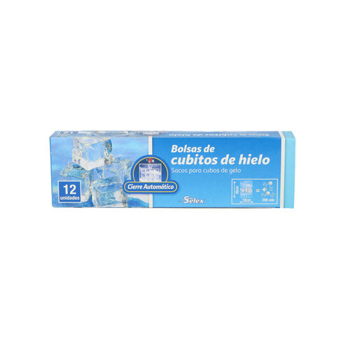 BOLSA CONGELACIÓN SELEX CUBITOS HIELO 12 BOLSAS image number