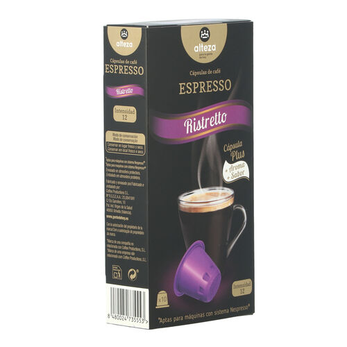 CAFE RISTRETTO ALTEZA 10 CAPSULAS image number