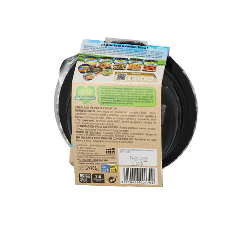 Ensalada de pasta con atun CARRETILLA 240g image number