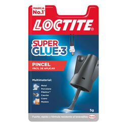 Pegamento LOCTITE Super glue con pincel 5g