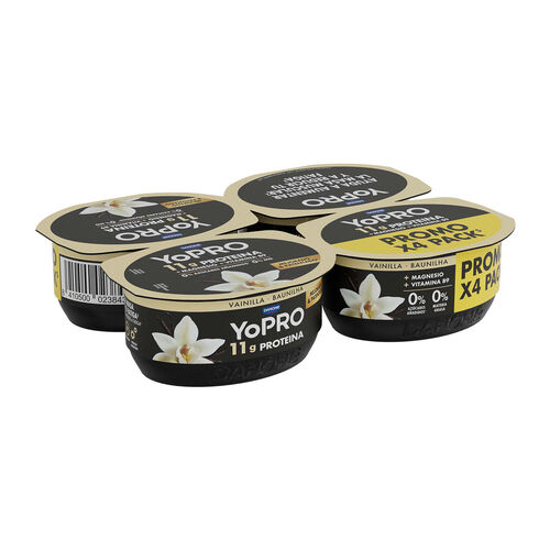 Yogur proteico sabor vainilla YOPRO 4x120g image number