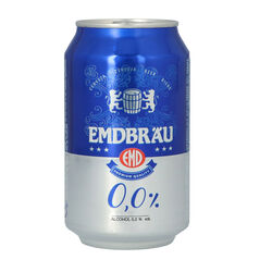 CERVEZA EMDBRAU 0 LATA 33cl