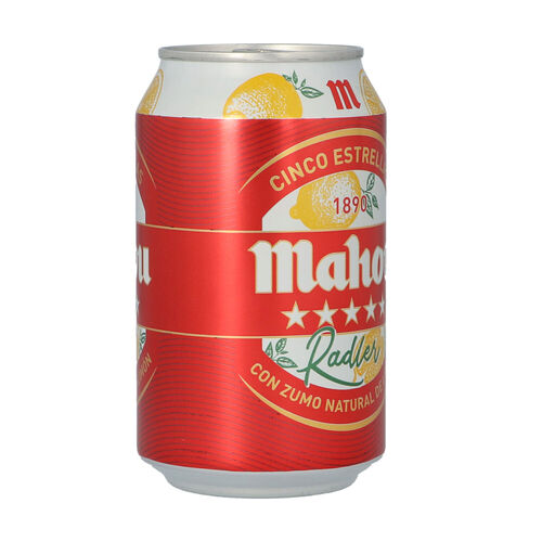 CERVEZA MAHOU RADLER LATA 33cl image number