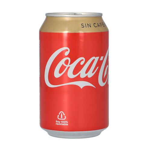 COCA COLA SIN CAFEINA LATA 33cl image number