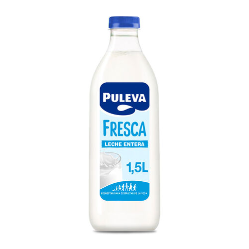 LECHE FRESCA ENTERA PULEVA 1,5 L. image number