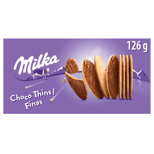 GALLETA CHOCO THINS MILKA 126g image number