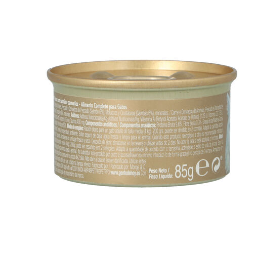 ALIMENTO EN  MOUSSE PARA GATOS CON SALMON Y GAMBA TANDY 85g image number