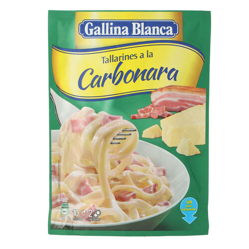 TALLARIN CARBONARA GALLINA BLANCA 143g image number