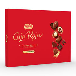 Surtido de bombones CAJA ROJA NESTL&Eacute; 198g