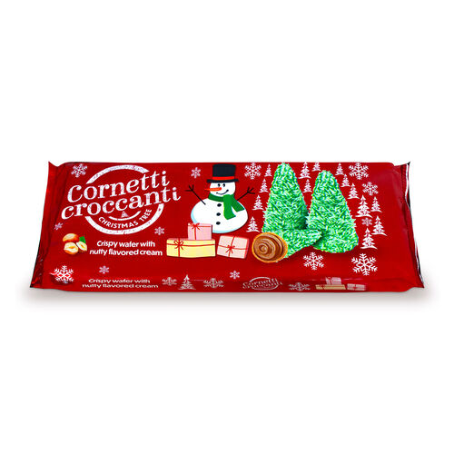 Barquillo relleno de avellana CORNETTI CROCCANTI 100g image number