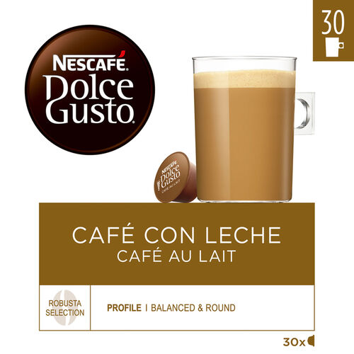 Caf&eacute; con leche DOLCE GUSTO 30 c&aacute;psulas image number