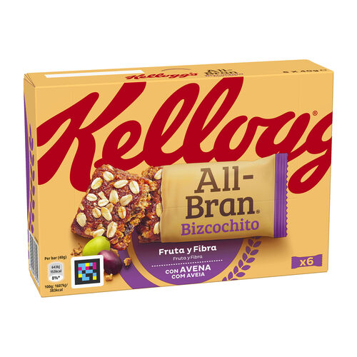 CEREALES KELLOGGS ALL-BRAN BIZCOCHO 240g image number