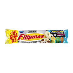 Galletas ba&ntilde;adas con chocolate blanco FILIPINOS ARTIACH 93+35g gratis