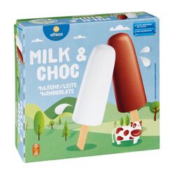 HELADO INFANTIL SABOR LECHE Y CHOCOLATE  ALTEZA 8x60ml