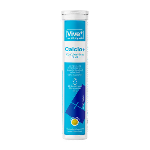 Calcio+ con vitaminas d y k VIVE PLUS 10g image number