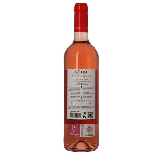 VINO ROSADO LOS MOLINOS DO VALDEPEÑAS 75cl image number