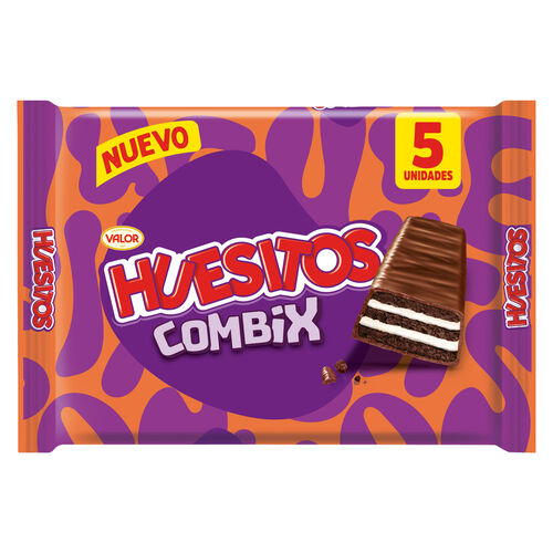 CHOCOLATINA COMBIX HUESITOS 5X20g image number