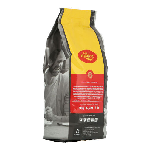 Caf&eacute; el GALLEGO Natural grano 500g image number