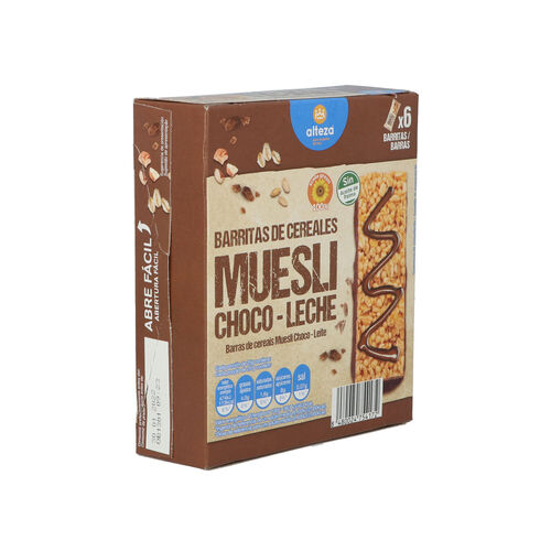 Barrita cereales chocolate ALTEZA 150g pack 6 image number