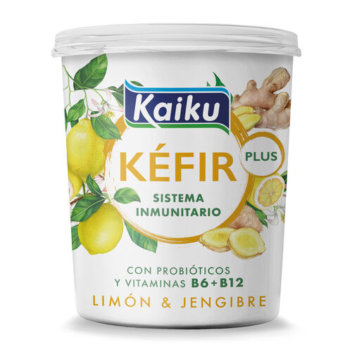 K&eacute;fir con lim&oacute;n y jengibre KAIKU 350g image number