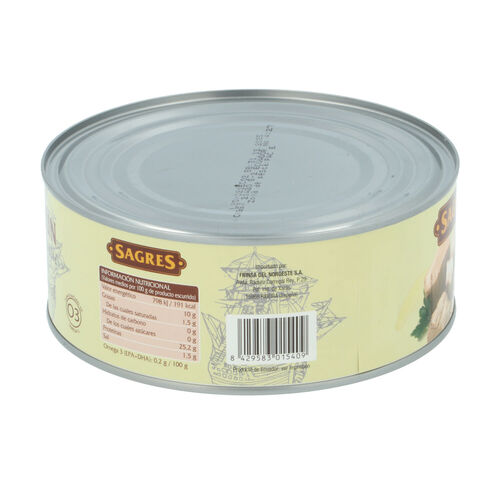 At&uacute;n aceite de girasol SAGRES 650g image number