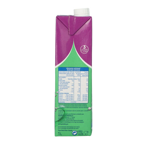 LECHE SEMIDESNATADA SIN LACTOSA ENRIQUECIDA EN VITAMINAS A D E Y B9. UHT image number