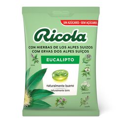 Caramelos de eucalipto sin az&uacute;car RICOLA 70g